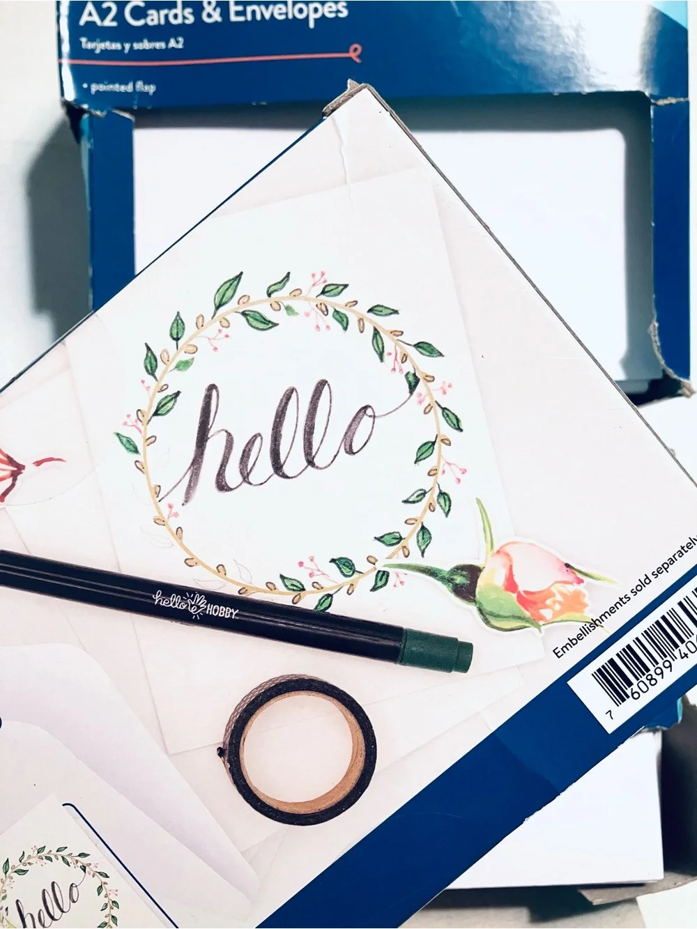 A2 Cards & Envelopes - Blue - 50 Pack